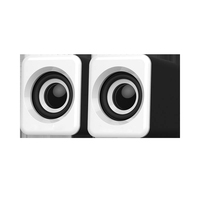 Altavoz para Computadora, Subwoofer de Escritorio para el Hogar, Altavoz Multimedia Activo con Cable USB, Altavoz Portátil con Sonido Potente