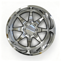 Jantes forgées personnalisées SL 24x14 26x14 26x16 28x16 30x16 8x165.1 8x170 8x180 à déport profond avec capuchons flottants pour Ford F150 RAM 1500