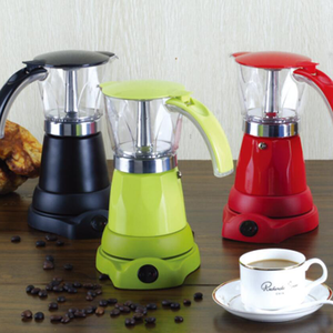 YOSHAN-cafetera eléctrica Moka con válvula De seguridad, 150ml, 300ml, 3/6 tazas De vidrio - Product Image 5