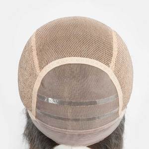 Melody Fine Soldado Virgin Hair Front Pelucas médicas Mono Top Red elástica con capa de encaje en la parte posterior - Product Image 4