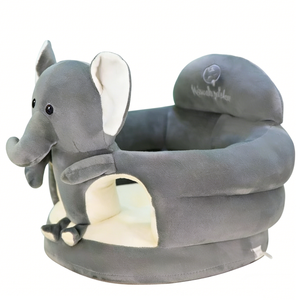 Canapé en peluche personnalisé en forme d'éléphant, chaise en peluche en forme d'éléphant, éléphant en peluche gris, jouet en peluche en forme d'éléphant - Product Image 2