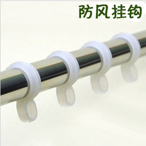 Mei Man <b>Clothes</b> <b>Rack</b> Hooks 17-28mm Plastic Windproof Single Hook For Small Pipes Garment Storage - Product Image 3