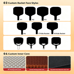Paleta de Pickleball con Superficie de Carbono por Fricción, Venta al Por Mayor de Fábrica, Aprobada por USA Pickleball, para Jugadores Avanzados, Ligera y de Alta Potencia - Product Image 4