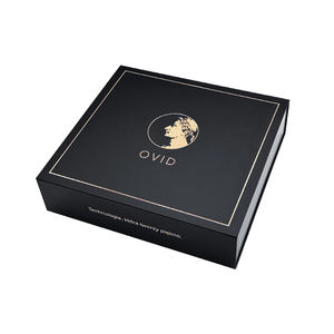 กล่องของขวัญแม่เหล็กแข็งแบบพลิกเปิดได้ พร้อมโฟม EVA สำหรับบรรจุภัณฑ์ผลิตภัณฑ์ดูแลเส้นผม ไดร์เป่าผมสีดำสุดหรูแบบกำหนดเอง - Product Image 4