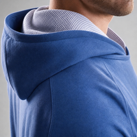 Sweat à capuche de performance pour homme, personnalisé, en gros, 240 g/m², 88 % polyester, 12 % élasthanne, extensible dans les 4 sens, respirant et anti-humidité