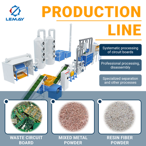 Gamme complète de produits Machine de recyclage de concasseur et séparateur de circuits imprimés Équipement de récupération de métaux circuits imprimés à vendre - Product Image 2
