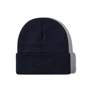 Bonnet côtelé personnalisé pour homme et femme, style streetwear hiver, brodé, tricoté, avec revers, logo personnalisé - Product Image 3