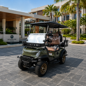 Voiturette de <span class=keywords><strong>golf</strong></span> électrique 4 places Tongcai&Kepler : des balades écologiques pour les visiteurs de glamping sur les campings en plein air en montagne. - Product Image 3