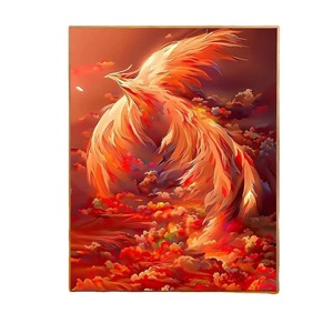 Pintura <span class=keywords><strong>al</strong></span> Óleo Digital DIY de Tulipanes para Decoración de Sala de Estar, Cuadro Grande Pintado a Mano con <span class=keywords><strong>Flores</strong></span> Animadas, sin Marco - Product Image 5