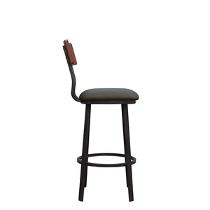 <span class=keywords><strong>Sillas</strong></span> de Bar Estilo <span class=keywords><strong>Mid</strong></span>-<span class=keywords><strong>Century</strong></span> Modern, Taburetes de Bar Comerciales de Metal Rústico para Isla de Cocina - Product Image 3