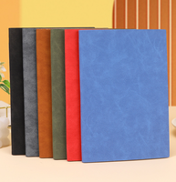 Carnet A5 en cuir super abordable avec logo personnalisable, idéal pour le bureau et la prise de notes de réunions.
