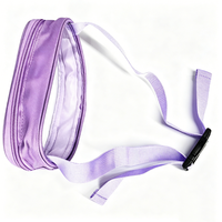 Ensemble de sac à dos scolaire transparent en PVC imperméable 2-en-1 pour enfants avec mini sac banane détachable