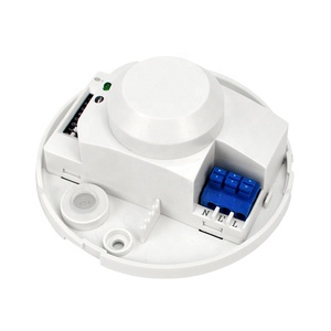 AC 220V-240V 5.8GHz Lò Vi Sóng Radar <span class=keywords><strong>Sensor</strong></span> Body Motion HF Detector Chuyển Đổi Ánh Sáng 95X42 Mét Cảm Biến 2-10M Detector - Product Image 4