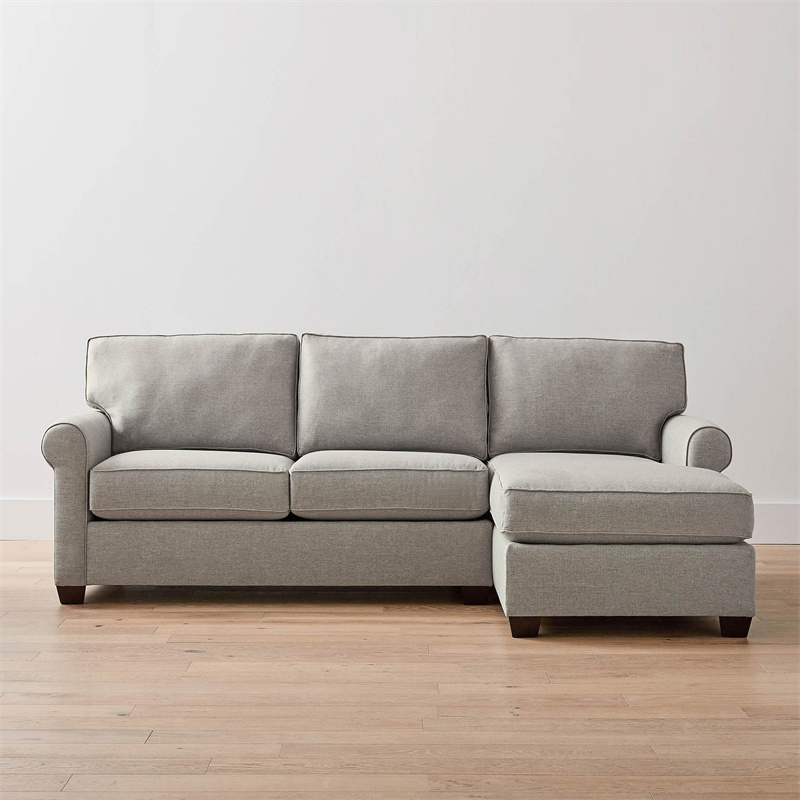 Luxury Living Room Chaise Sectional Sofa Set 3 Seater Living Room Sofas