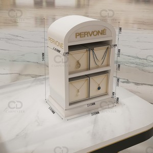 사용자 정의 하이 퀄리티 쇼케이스 캐비닛 세트 안경 디스플레이 카운터 가구 보석 케이스 상점 디자인 디스플레이 선반 - Product Image 2