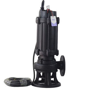 High Lift and Large Flow Sludge Cutting Pump Non <b>Clogging</b> Centrifugal Submersible Sewage Pump with Grinder - Product Image 1