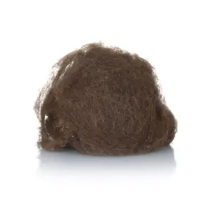 Cabelo de lã camel garantido autêntico