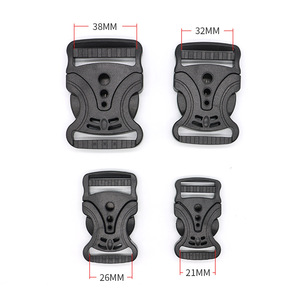 หัวเข็มขัดกระเป๋าเป้พลาสติก A173 21MM 25MM 32MM 38MM อุปกรณ์เสริมสำหรับกระเป๋าเดินป่ากลางแจ้งแบบเชือกดึงเดี่ยวเพื่อความปลอดภัย - Product Image 3