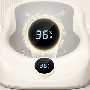 Comoda Sedia <span class=keywords><strong>Pieghevole</strong></span> per il <span class=keywords><strong>Bagnetto</strong></span> del Bambino con Indicatore di Temperatura, Supporto per il <span class=keywords><strong>Bagnetto</strong></span> dei Bambini Salvaspazio e Richiudibile - Product Image 5