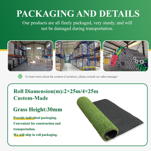 UV Dayanımlı Kaliteli Çim Halı Yapay Çim Ucuz Sentetik Çim Bahçe İçin Yapay Çim Rulosu - Product Image 5