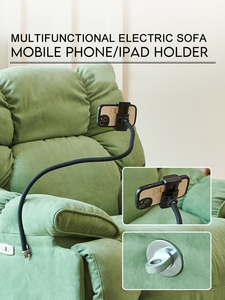 Thuận tiện kim loại điện thoại di động chủ cố định trên ghế sofa điện Sofa lười biếng phụ kiện Hose Silicone Tablet chủ - Product Image 4