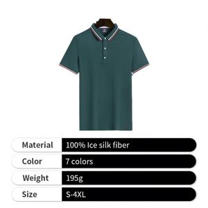 T-shirt et polo personnalisés en soie glacée pour hommes et femmes avec logo imprimé – DIY - Product Image 3