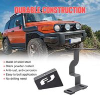 Support de montage de barre lumineuse incurvée droite pour Toyota FJ Cruiser