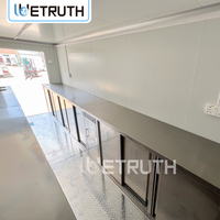 Wetruth Remorque alimentaire économique pour poulet rôti, grillades, desserts et barbe à papa, cuisine mobile personnalisée, camion-restaurant