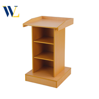 Atriles de madera, podios de iglesia, podios de aula con escalón, mesa de conferencia de pie para aula