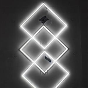 Flexible 3 types de panneau lumineux d'installation 600X600 cadre en aluminium Led lampes plates carrées LED lumineux enenry sauver plafonnier - Product Image 2