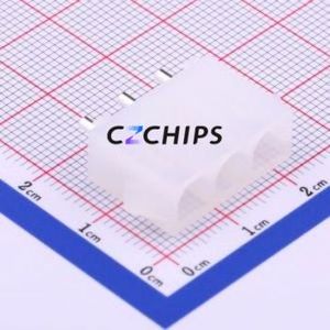 HX63080-3A Wire-to-Board Pin Header Through hole Component (THT),P=6.35mm Connector 1x3P 6.35mm Through Hole 3P - Product Image 1