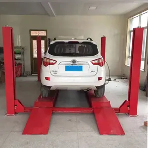 Factory Cheap Hot Sale 4 Post 4000KG Double Cylinder Hydraulic Lift 4 Post Design Car Lift