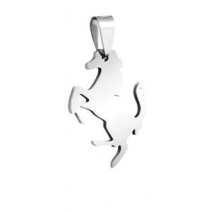 Colgante y Amuleto de Caballo de Acero, Producto de Joyería Fina - Product Image 1