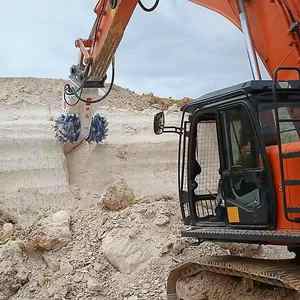 Fresa Idraulica per Roccia di Alta Qualità per Escavatore con Componente Motore Centrale - Product Image 5