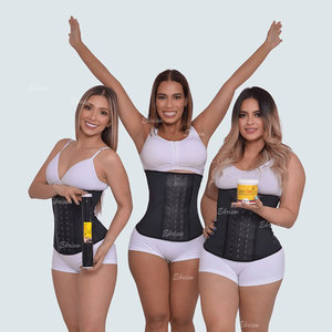 Haute Compression taille formateur contrôle ferme corps Shapewear femmes <span class=keywords><strong>Latex</strong></span> sport minceur Corset acier os Fajas Colombianas - Product Image 3