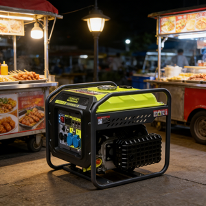 3KW Quiet Lightweight Open Frame Gasoline <b>Generator</b> 230V Pure Sine Wave DC/AC Dual Output, Portable for <b>Camping</b> - Product Image 4