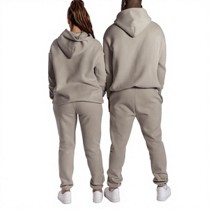 Ensemble de survêtement à capuche vert menthe pour homme, couleur unie, 2 pièces, tenue de sport, jogging - Product Image 6