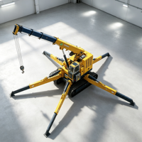 Grue araignée compacte télécommandée de 5 tonnes, best-seller, haute performance pour la construction