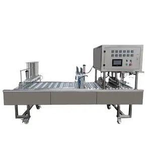 6 Trays Factory Price Automatic Instant Noodle Packaging Cup Noodles Sealing Packing Machine for Commercial