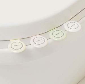 Nouveau porte-couvercle de toilette aromathérapie porte-couvercle de toilette à vent crème support de nettoyage de couvercle sans contact - Product Image 1