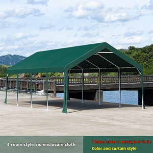 Abri de voiture pliable portable OEM ODM, cadre en acier robuste, finition thermolaquée, design simple pour le stationnement des voitures, utilisation en garage - Product Image 3