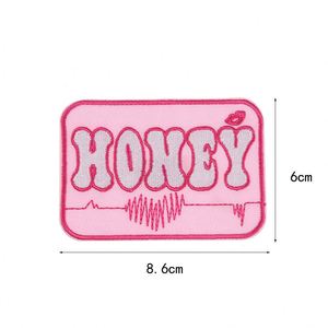 แพทช์ปักลายดอกทานตะวันสีชมพูวาเลนไทน์หวานซึ้ง สำหรับตกแต่งเสื้อผ้าและหมวก - Product Image 3