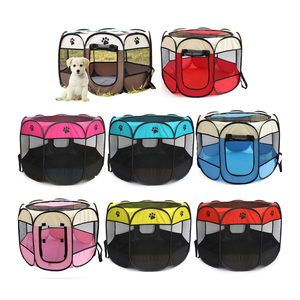 8 Farben Achteckiges Haustier zelt im Freien Pop-up Atmungsaktives Hunde zelt Faltbarer Laufs tall Haustier Mutterschaft bett Zimmer Wasserdichtes Haustier Hunde zelt - Product Image 2