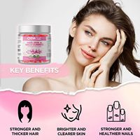 Vitamine de haute qualité gommeuse pour le soutien des ongles de la peau des cheveux améliorer la force des cheveux réduire la perte de cheveux vitamine c e gummies