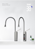 Robinet de cuisine moderne en laiton de luxe avec douchette extractible à 360 degrés, poignée unique, montage sur plan, certifié CE