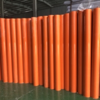 Conduit électrique en PVC gris rigide de 4 m/6 m de longueur pour la protection des câbles de construction