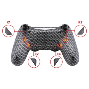 Kit de Reasignación Dawn de Fibra de Carbono con PCB Personalizado + Carcasa Trasera + 4 Botones Traseros para Controlador PS4 JDM-040 /JDM-050 /JDM-055 - Product Image 1