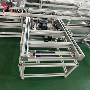 Tùy chỉnh dây chuyền sản xuất lắp ráp mô-đun đôi tốc độ chuỗi băng tải của nhôm hồ sơ Hệ thống vận chuyển <span class=keywords><strong>Pallet</strong></span> tại Trung Quốc - Product Image 2