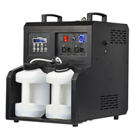 Machine à bulles et fumée MOKE 900W LED à double roue RGBW DMX avec télécommande LCD pour scène, fête et événement