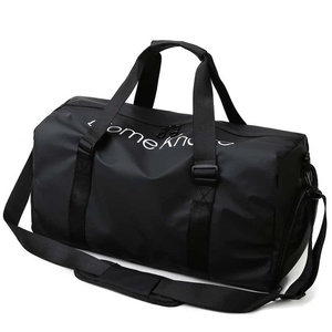 Unisex Striped Nylon Duffel Bag 25L Zipper Closure Softback Casual Fashionable Sports Travel Multi-functional Waterproof - Product Image 3